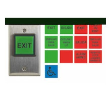 CAMDEN DOOR CONTROL CM-30U        Illuminated Push/Exit Switch, Universal, SPDT, Momentary, 12/24 Volt DC, 2-3/4