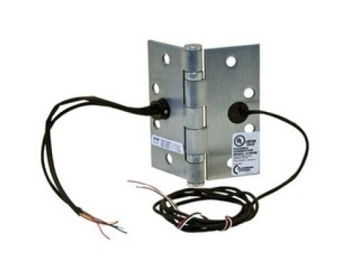 COMMAND ACCESS TECHNOLOGIES  ETM4W4040-652/26D-5SW CH-BB91               Power Transfer Monitor Hinge, 4-Wire, Chassis, 5 Knuckle Standard Weight, 24 Volt at 1 Ampere, 4