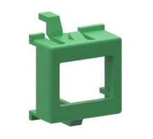 COMMSCOPE ENTERPRISE SOLUTIONS  760178798  UNFA-EMM-SC01/LC02-GR-PACK-25              SC Simplex/lc Duplex Low Profile Adapter Mounting Module/collar Assembly, Green