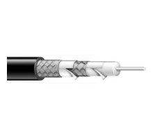 ENCORE WIRE CORPORATION  C5785.41.01               RG6 18 Solid CCS Foil+60%+Foil+ 40% Braid PVC Jacket Black QUAD Shield 75 OHM CM
