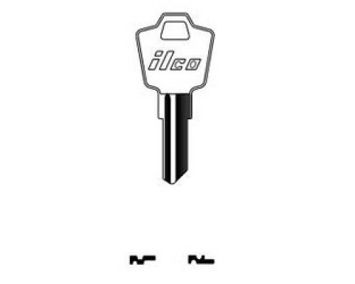 KABA ILCO CORP  1502M NP A05  AA01081012              Cylinder Lock Key Blank, MASTER Legend, Brass, Nickel Plated, 5 Price Group, For ESP