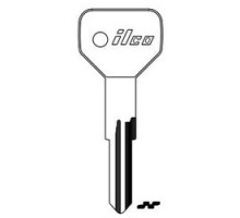 KABA ILCO CORP  FT48 NP A13  X166              Vehicle Key Blank, Brass, Nickel Plated, 13 Price Group, For Alfa Romeo