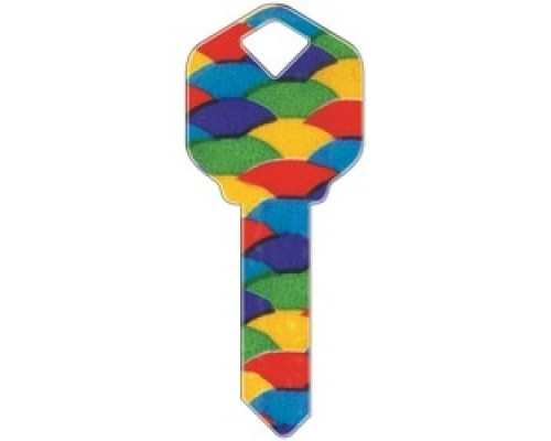 HOWARD KEYS  SC1-HK6               Decorative Key Blank, Schlage, Balloons Design