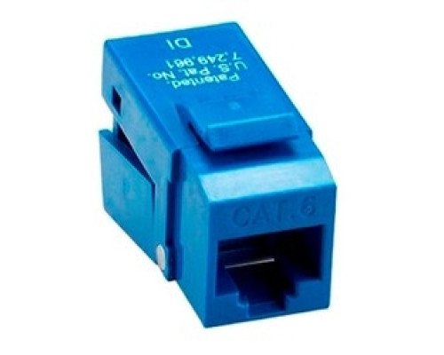 PLATINUM TOOLS INC  706BL-40               Cable Snap Jack, Blue Color, For Cat6 Cable, 40 Piece Installer Pack