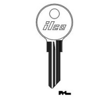 KABA ILCO CORP  102AM NP A03  IAL2529611B              Cylinder Lock Key Blank, 6-Disc, Brass, Nickel Plated, 3 Price Group, For Chicago