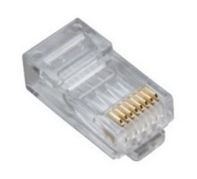 PLATINUM TOOLS INC  106163J               RJ45 8P8C, CAT5E HP,     ROUND-STRANDED 100/JAR