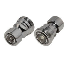 R F INDUSTRIES LTD  RFD-1688-4               Coaxial Adapter, Low PIM, 4.3-10 Male to 7-16 DIN Female, Straight, 5500 MHz Frequency, Whiter Bronze Body Plating, Silver Contact Plating, PTFE Dielectric