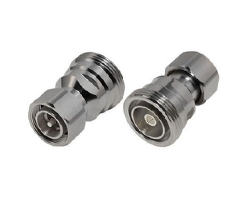 R F INDUSTRIES LTD  RFD-1688-4               Coaxial Adapter, Low PIM, 4.3-10 Male to 7-16 DIN Female, Straight, 5500 MHz Frequency, Whiter Bronze Body Plating, Silver Contact Plating, PTFE Dielectric