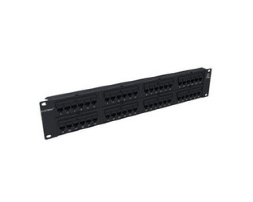 COMMSCOPE SYSTIMAX SOLUTIONS  760206805  1100-U-GS3-48              Copper Patch Panel, GigaSPEED XL 1100GS3, 48-Port Loaded Category 6 U/UTP, Universal T568A/T568B