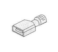 HEILIND ELECTRONICS  3-520107-2               Ultra-Fast Receptacles & Tabs; Terminal Type: Tab Proprietary Name: Ultra-Fast Mating Area Interface Dimensions: 6.35 x 0.81 mm Brass Material Insulation Diameter: 4.06 [.160] Max. mm [in]