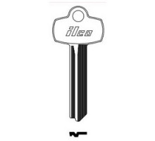KABA ILCO CORP  A1114E NP A04               Cylinder Lock Key Blank, Brass, Nickel Plated, 4 Price Group, For Best