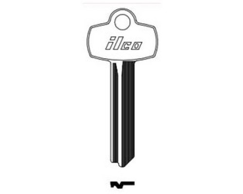 KABA ILCO CORP  A1114E NP A04               Cylinder Lock Key Blank, Brass, Nickel Plated, 4 Price Group, For Best