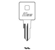KABA ILCO CORP  1605 NP A08  AA00019172              Vehicle Key Blank, Brass, Nickel Plated, 8 Price Group, For Tool Box