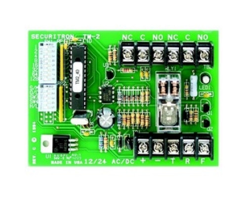 SECURITRON MAGNALOCK CORP  TM-2               Multi-Function Timer, 12/24 Volt AC/DC, 1 to 255 Second Delay Time, 5 Ampere DPDT Relay, With DIP Switch and Flashing LED Indicator