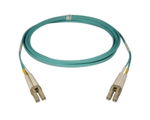 TRIPP LITE N820-01M        10Gb Duplex Multimode 50/125 OM3 LSZH Fiber Patch Cable LC/LC - Aqua, 1M 3-ft.