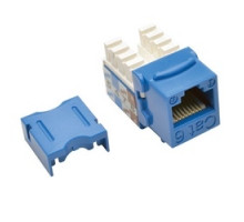 TRIPP LITE  N238-001-BL               Cat6/Cat5e 110 Style Punch Down Keystone Jack - Blue, TAA