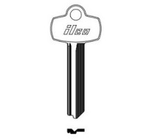 KABA ILCO CORP  A1114Q NP A05               Cylinder Lock Key Blank, Brass, Nickel Plated, 5 Price Group, For Best