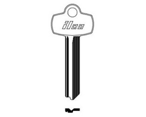 KABA ILCO CORP  A1114Q NP A05               Cylinder Lock Key Blank, Brass, Nickel Plated, 5 Price Group, For Best