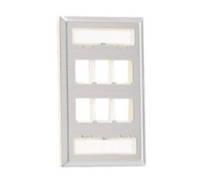 PANDUIT  NKF6S               NK 6Pt SG SS Vert.Faceplate EA
