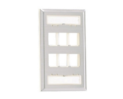 PANDUIT  NKF6S               NK 6Pt SG SS Vert.Faceplate EA