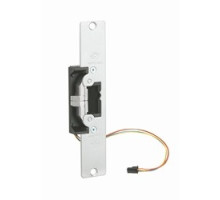 ADAMS RITE MANUFACTURING  7410-628               Door Electric Strike, Fail Safe/Fail Secure, Round Corner, 12/24 Volt AC/DC, Clear Anodized, With 7-15/16