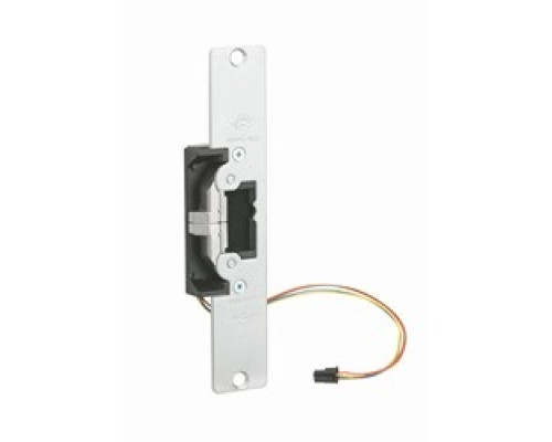 ADAMS RITE MANUFACTURING  7410-628               Door Electric Strike, Fail Safe/Fail Secure, Round Corner, 12/24 Volt AC/DC, Clear Anodized, With 7-15/16