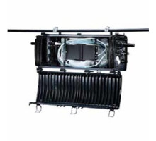 CORNING  SCA-9T24-066CP               OptiSheath Aerial Terminal, pigtailed, SNAP-9T24, 6 OptiTap Connector adapters, aerial bracket, splice tray, 6 pigtails