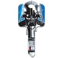 HOWARD KEYS  SC1-SW1               Decorative Key Blank, Schlage, Large Headed, Painted, Star Wars Darth Vader Design, With Metallic Ink, Individually Carded