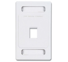 SIEMON COMPANY  MX-FP-S-01-01               Faceplate, Single Gang, 1 Opening, MX, Black