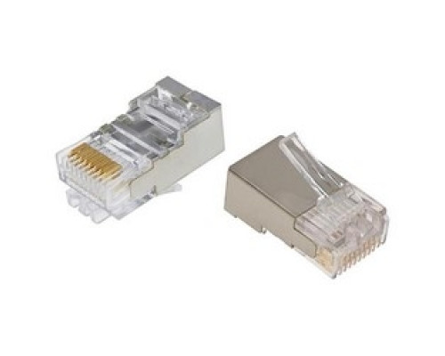 COMMSCOPE ENTERPRISE SOLUTIONS  6-569530-3  MP-88S-R-1              Modular Plug Kit, 8P/8C, Shielded, Round, 5.1 Mm Max Cable Jack OD, 8-position, Category 5, 100/bag