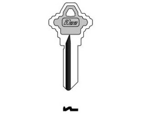 KABA ILCO CORP  SC1-PC NP A09  AK00000142              Cylinder Lock Key Blank, Natural Brass, 9 Price Group, For Schlage