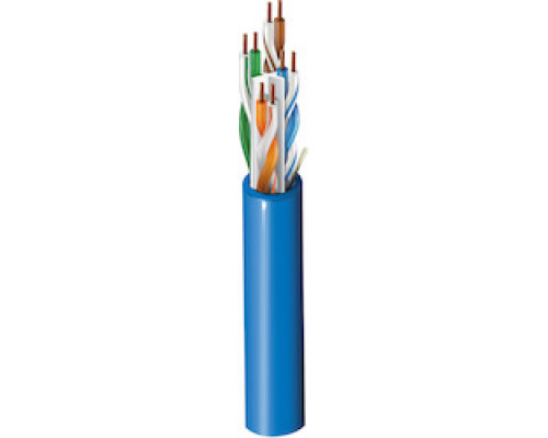BELDEN  3613 D15U1000               UTP, Cat 6, CMP, Commercial, 23-4P UTP-CMP SOL BC CAT6 IP5, FEP/LSPVC BLUE JACKET, NONBOND BOX