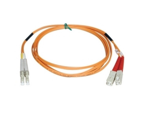 TRIPP LITE N516-01M        Duplex Multimode 50/125 Fiber Patch Cable LC/SC , 1M 3-ft.
