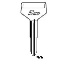 KABA ILCO CORP  TR37-NP NP A36  IAF01054123              Vehicle Key Blank, Brass, Nickel Plated, 3 Price Group, For Hino, Toyota