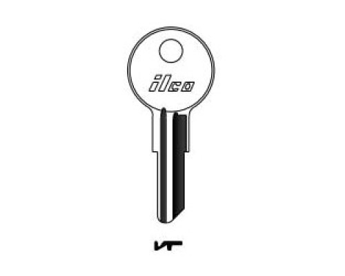 KABA ILCO CORP  01122BER NP A15  AA00013672              Cylinder Lock Key Blank, Brass, Nickel Plated, 15 Price Group, For Yale