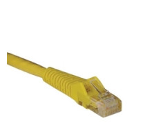 TRIPP LITE N201-010-YW        Cat6 Gigabit Snagless Molded Patch Cable RJ45 M/M - Yellow, 10-ft.