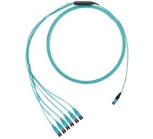 PANDUIT  FZUYP5E5EAAF100               OM4 24-fiber, small diameter, indoor, trunk, plenum, MPO female to MPO female, method A, Std IL, pulling eye end A, 100ft.