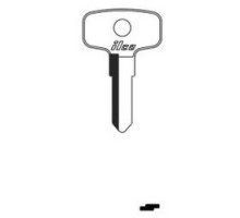 KABA ILCO CORP  YH19 NP A12  X39              Vehicle Key Blank, Brass, Nickel Plated, 12 Price Group, For Yamaha