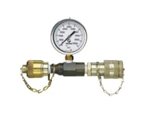 PANDUIT  PG-1SC               In-line pressure gauge provides visual identification of hydraulic output pressure when used with Panduit CT-930LPCH and CT-980LPCH crimp heads, CT-8250HP pump and CT-900LPHPH hose. Includes steel storage case.