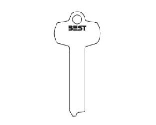 BEST ACCESS SOLUTIONS  1A1A1 KS208-KS800               Standard Key Blank, A Keyway, With Duplication Prohibited Stamp