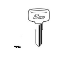 KABA ILCO CORP  YH34 NP A12  X74              Vehicle Key Blank, Brass, Nickel Plated, 12 Price Group, For Yamaha