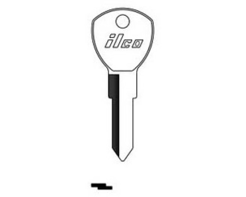 KABA ILCO CORP  HF22 NP A22  AS4072002C              Vehicle Key Blank, Brass, Nickel Plated, 22 Price Group, For Ford International