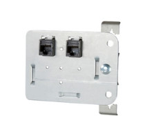 LEVITON  49223-CBC               In-Ceiling Bracket, QuickPort, With Clip For Drop Wire/Rod Mounting