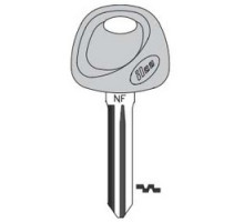 KABA ILCO CORP  HY15-P NP A11  AJ00000812              Vehicle Key Blank, Plastic Head, Natural Brass, 11 Price Group, For Hyundai