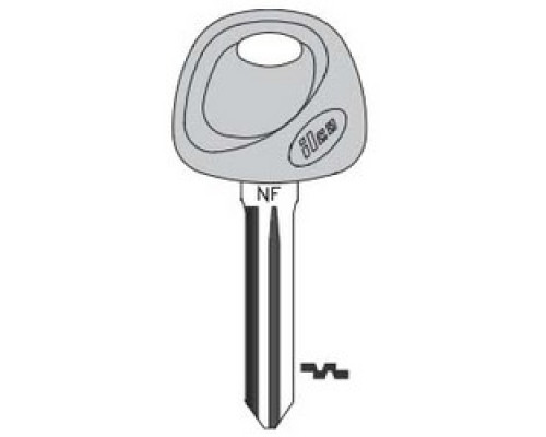 KABA ILCO CORP  HY15-P NP A11  AJ00000812              Vehicle Key Blank, Plastic Head, Natural Brass, 11 Price Group, For Hyundai