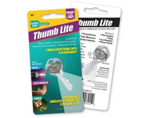 LUCKY LINE PRODUCTS INC  90701               Key Light, Thumb, LED, 3/4