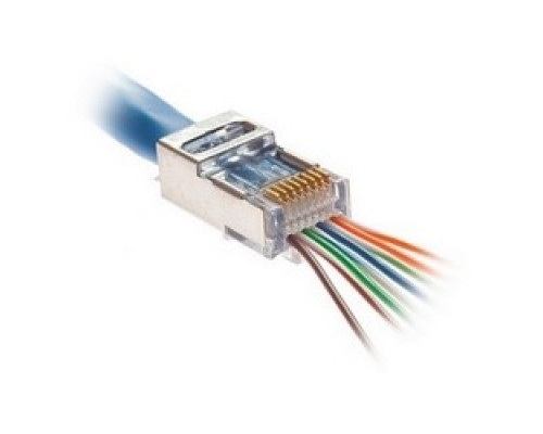 PLATINUM TOOLS INC  100020               Connector, Shielded, CAT5e & CAT6 with Internal Ground, 50 Pc