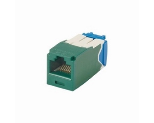 PANDUIT  CJ6X88TGGR               Mini-Com UTP RJ45 Cat 6A TG Jack Module Green