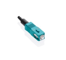 LEVITON 49991-LSC        FastCAM Pre-polished Connector, SC Aqua , 50/125um L.O. Multimode