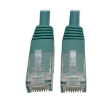 TRIPP LITE N200-035-GN        Premium Cat5/5e/6 Gigabit Molded Patch Cable, 24 AWG, 550 MHz/1 Gbps RJ45 M/M , Green, 35 ft.